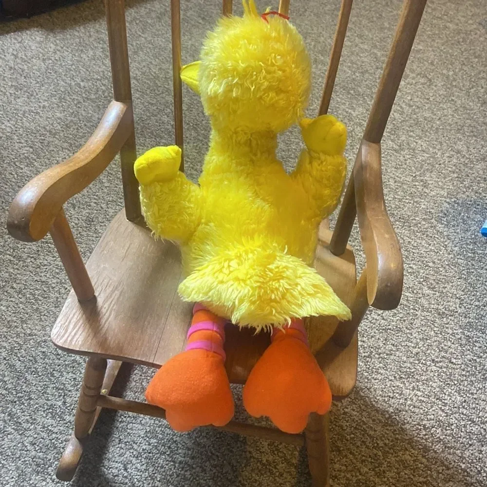 Vintage Big Sesame Street Bird Plush Doll